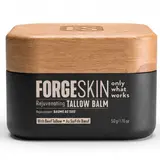 FORGE SKIN Wrinkle Defense & Natural Anti-Aging Beef Tallow Moisturizer for Men - Face Balm Skincare Cream for Dry Rough Skin Tallow-Based Mens Face Lotion for Hydration Firmness Wrinkle Repair & Glow Honey Jojoba Hydrating Smooth Skin Nourishing Moisture