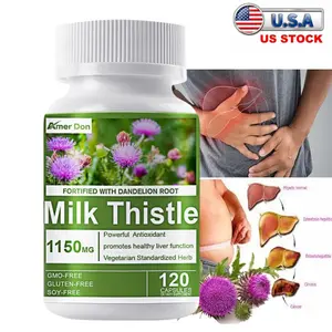 Liver Cleanse & Detox Support Supplement 1600mg with 120 caps + Milk Thistle Liver Cleanse & Detox Support Supplement 1600mg with 120 caps + Milk Thistle