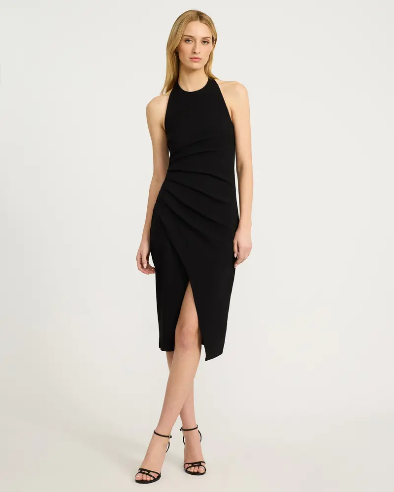 knee length dresses for ladies Retrofête Iris Dress | Bronze/Metallic | Size XXS main image 1