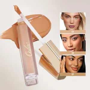 OULAC Stay Real Sculpting Liquid Concealer - Hydrating Flawless Finish, Lightweight & Buildable, Medium to High Coverage, 3.8ml Makeup Waterproof, Christmas Gifts for Women
