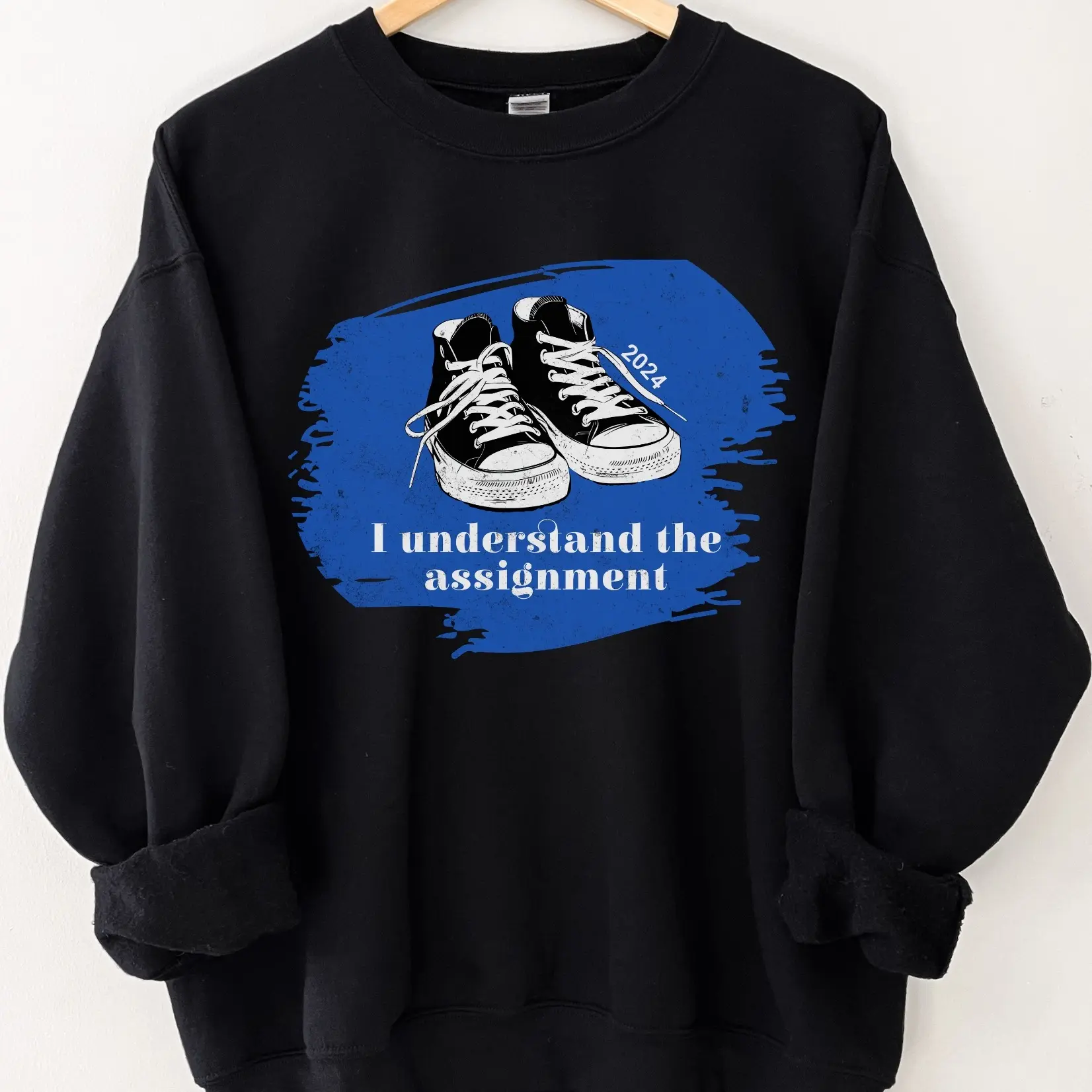 "I Understand the Assignment" 2024 Graphic Sweatshirt Casual - Voting Shirt - Kamala Harris 2024