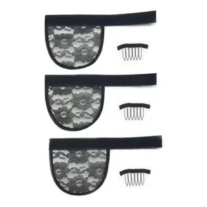 LACE BASE FOR PONYTAIL  WITH COMBO X3 PCS