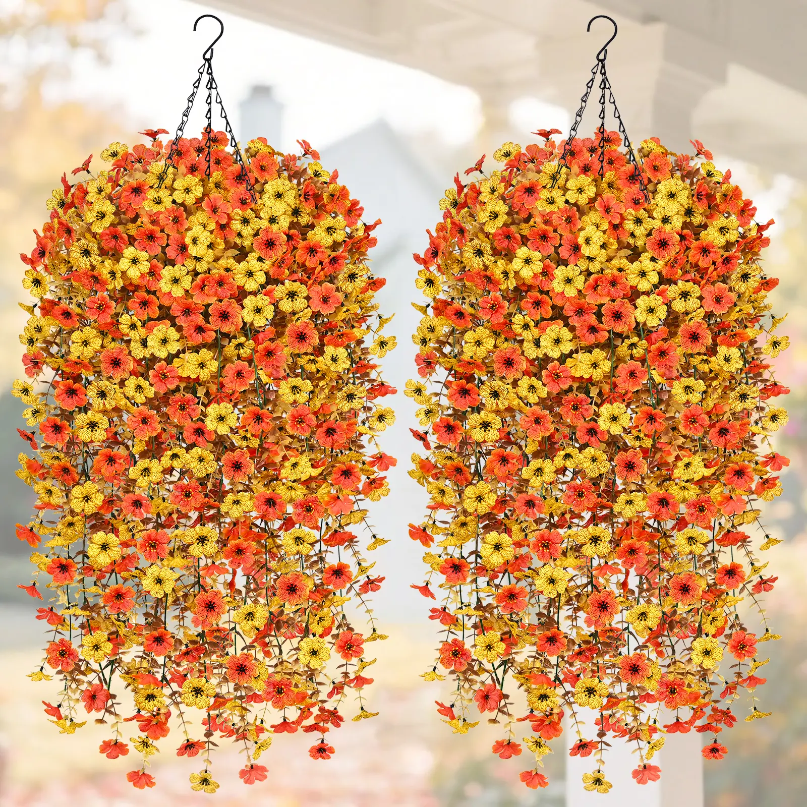 Cone Basket-Yellow+Orange(12pcs)