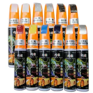 Professional Pearl White Automotive Touch Up Paint Pen Car Scratch Repair Refinish Compound Universal Factory Color Match Clear