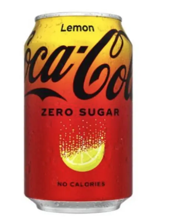 Coca Cola Zero Sugar Lemon 355mL Coca Cola Zero Sugar Lemon 355mL