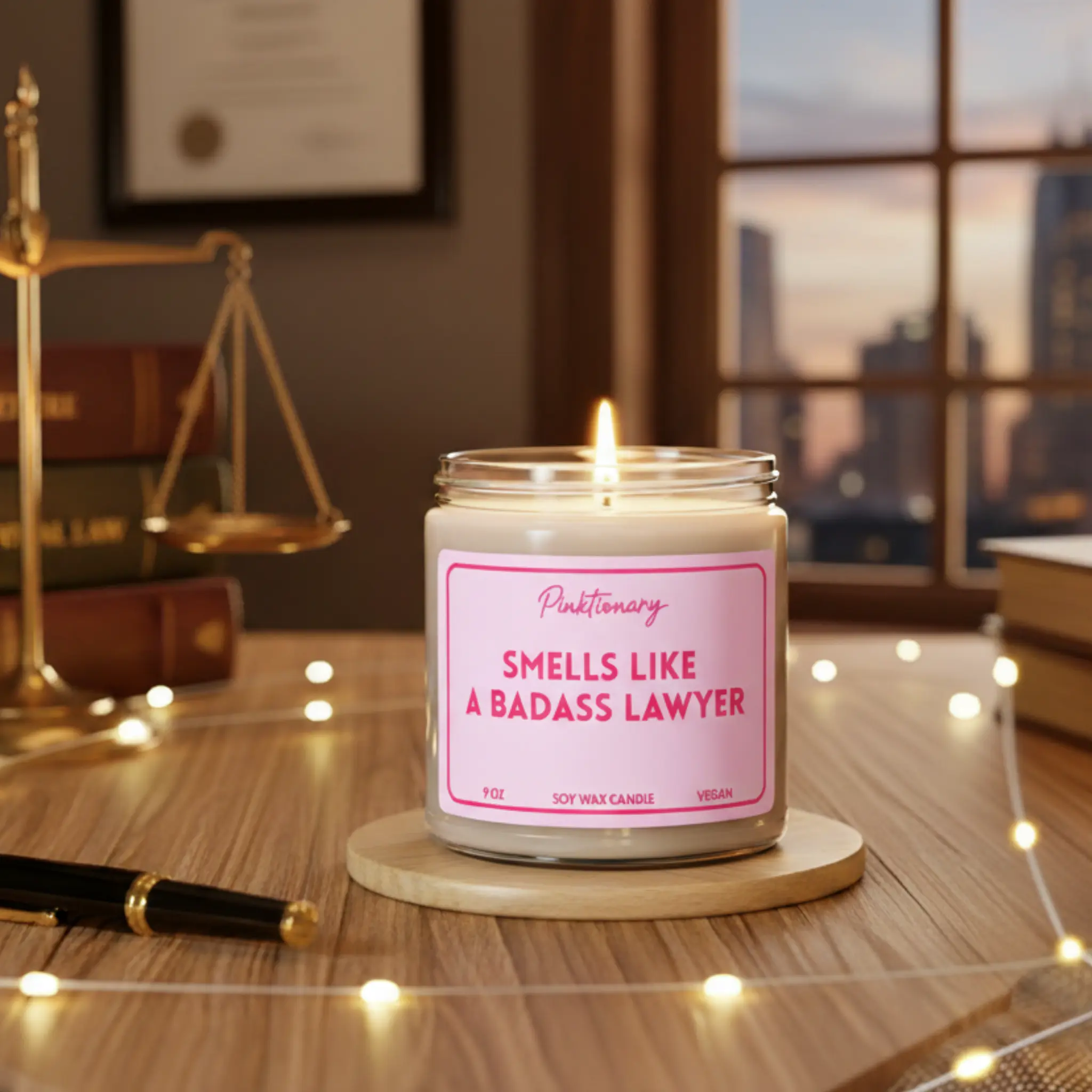Smells Like A Badass Lawyer Soy Candle -- 9 oz -- New Lawyer Candle, Lawyer Graduation, Future Lawyer, New Lawyer Lawyer Gift Law School Graduation Gift Passed The Bar Exam, Lawyer Birthday