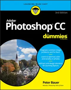 USED-Adobe Photoshop CC for Dummies by Bauer, Peter (Paperback)