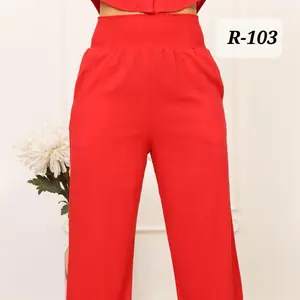 Linen pant - high waisted linen pants