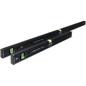 Stabila 2-Piece Type 80AS-2 Dark Shadow 24 in. & 48 in. Level Set 29300
