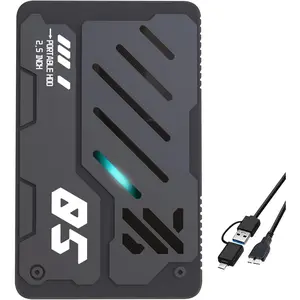 Ultra Slim Portable External Hard Drive USB 3.0 HDD Storage for PC, Laptop, Mac, Xbox one, PS4, PS5 (750GB)