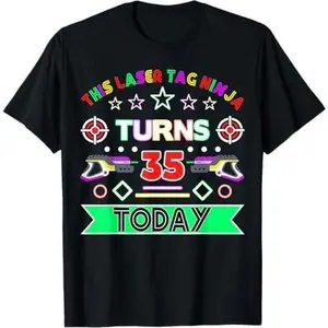 Laser Tag Squad Laser Tag 35 Party Indoor Laser Tag Birthday T-Shirt