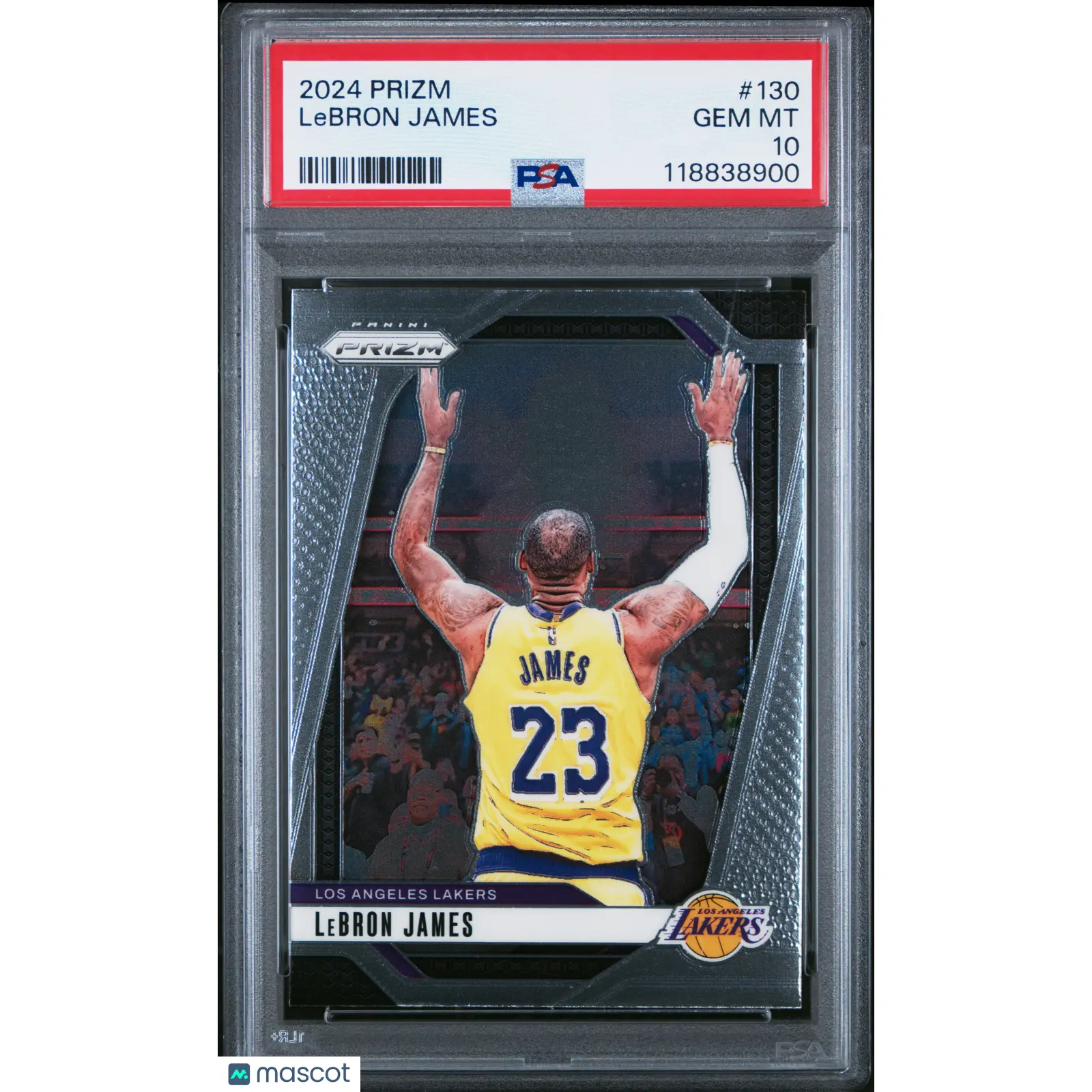 2024 Panini Prizm LeBron James #130 PSA 10
