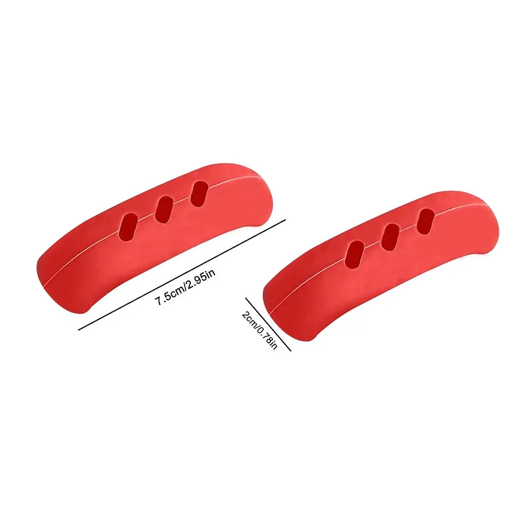 2Pcs Silicone Pan Handle Cover Heat Insulation Assist Handle Holder Grip Sleeve Kitchen Gadgets FACEMILE