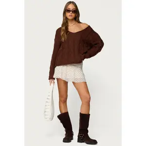 Lulah Plaid Mini Skirt