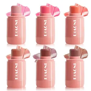 Pocket Blush Stick, 6 Counts/set Natural Blush for Cheeks, Lips, Eyes, Multi-use Lightweight Blush Stick for Daily Makeup