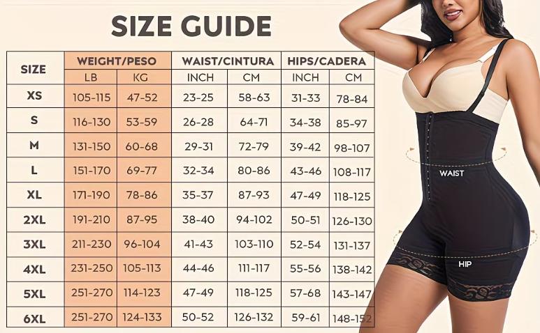 Women's Enhanced Waist & Abdomen Control Shapewear Bodysuit, Open Crotch with Zipper for Convenience, Butt Lifting Full Body Shaper, Plus Size Breathable Tummy Control Faja