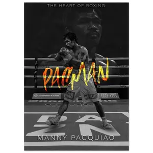 Manny Pacquiao "Fight Night" Poster Boxing Wall Art Wall Decor