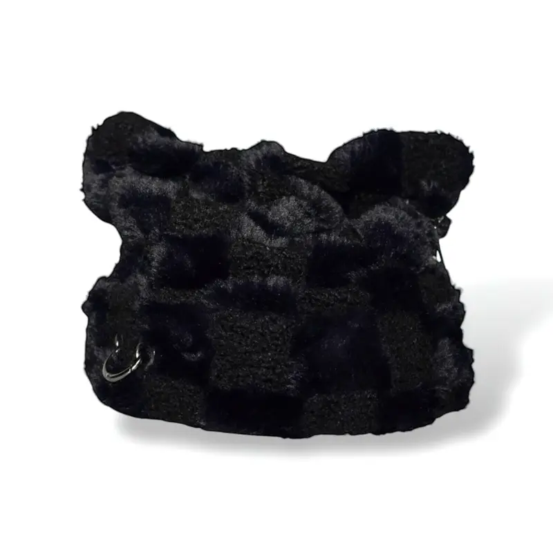 DÍ ÄJEÉ Eclipse Velvet Plush Beanie - Soft Plush Material, Ideal for Cold Weather, Versatile Design