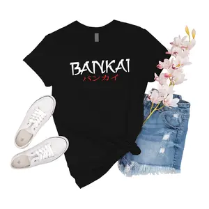 T-Shirt Unisex Ichigo Uses True Bankai Bankai Gift For Men Family Event Women Novelty Friend Boy Shirts Tee Short Shirt