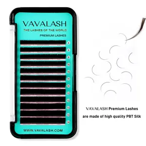 VAVALASH Premium Mega Volume Individual Lash Extensions 0.03mm 8-15 Single Length And Mixed Length