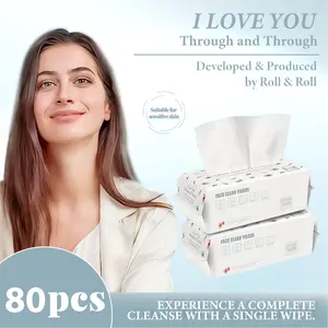 RolL&Roll Disposable Face Towels – Gentle, Lint-Free, Perfect for Sensitive Skin! Deep Clean, No Residue, Travel-Friendly!