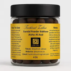 Sandalwood powder bakhoor (Aisha Al Asal) Incense Fragrance Aroma nontoxic home refresh
