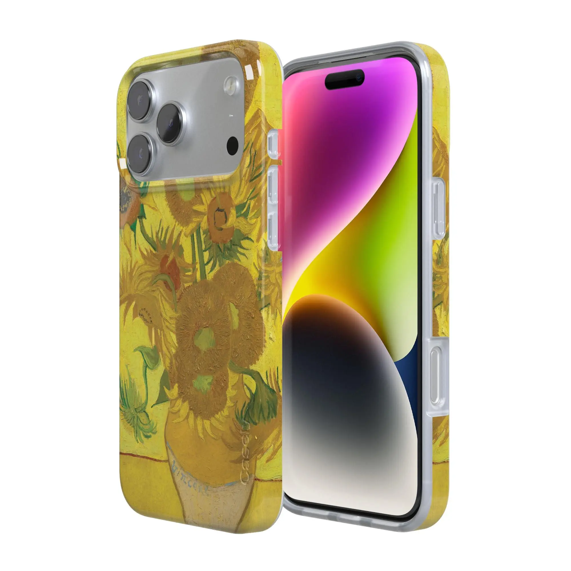 Casely iPhone 17 Pro Max Case | Van Gogh Museum | Sunflowers Floral | Compatible with MagSafe | Classic Ultra Thin Design