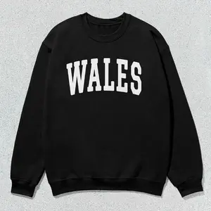 Wales Sweatshirt Collegiate Crewneck Sweater Unisex