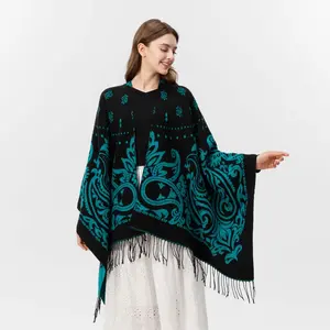 CQ CORNER Women's scarf Cape, Soft Comfortable Fashion Shawl for All Seasons, Vintage Versatile Accessory for Daily Use, Womenswear