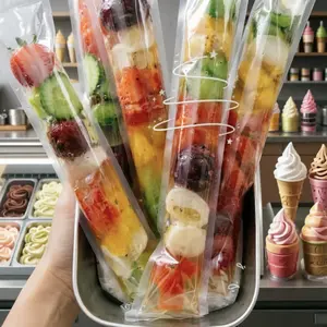 100 packs of food-grade ice pops. Easy to seal and won't leak! Make healthy snacks at home.