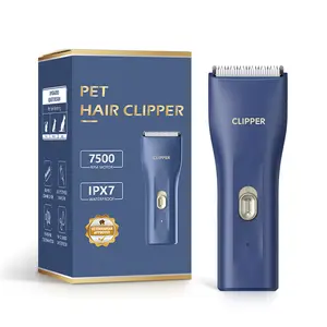 Pet Clippers for Dog Hair Grooming Low Noise, Rechargeable Cordless Cat Shaver with Ceramic Blade,Portable Pet Hair Trimmer for Matted & Long Hair