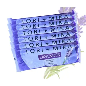 Tori Mika Paraffin Wax Refills, 6 lbs Lavender Scented Paraffin Wax Beads Blocks for Paraffin Bath, Paraffin Wax Machine Refills for Hand Feet Dry Skin, Relieve Stiff Muscles and Pain, Deep Hydration