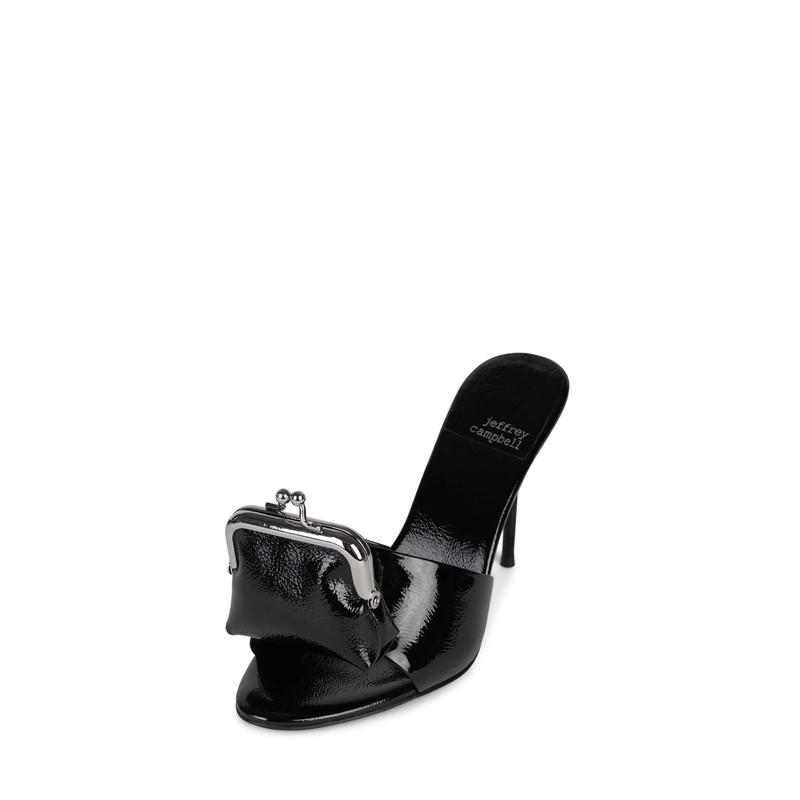 XTRA-COIN Jeffrey Campbell Heeled sandal with functional coin purse detail attached Footwear Shoe