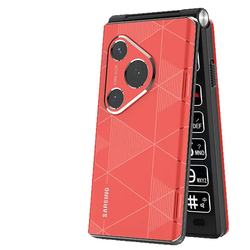 Unbreakable car phone with large screen, flip cover, full network 4G, mobile phone for seniors, supports China Telecom 5G, ultra-long standby time Cellphone