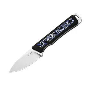 Kizer Whiskey Jack AEB-L Vortex Pattern Micarta Outdoor Camping EDC 1108A6