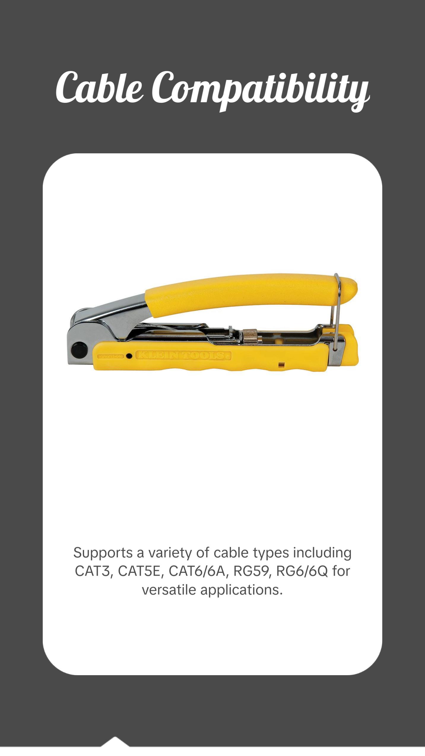 Klein Tools VDV001819 VDV Apprentice Tool Set, 6 Pc.