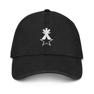 Tipi Star Logo Denim Hat Adjustable Snapback Cap