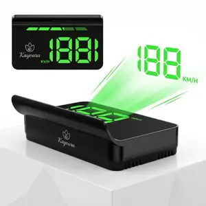 Kayoura  K1 Head Up Display Car GPS Digital Speedometer - Universal HUD for Car Truck Motorcycle, MPH KM/H Speed Odometer, High Definition Display, Plug & Play Car Tools Accessory for Safe Driving speedo dash projector kmh velocity monitor gadget electron