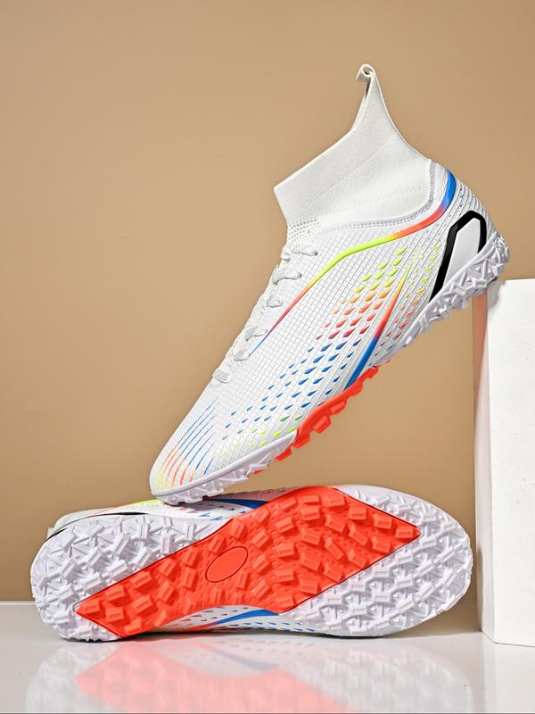 Professional Soccer Shoes for Men & Women, Anti-Slip Wear-Resistant Indoor Outdoor Training Competition Footwear, Long Studs Ag TF Design, Football Field Boots