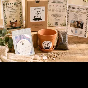 Plantable Seed-Paper Prayer Kit