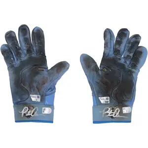 Pete Alonso New York Mets Autographed Game-Used Blue Nike Batting Gloves from the 2025 MLB Season - NR81043727-28 - Fanatics Authentic Certified
