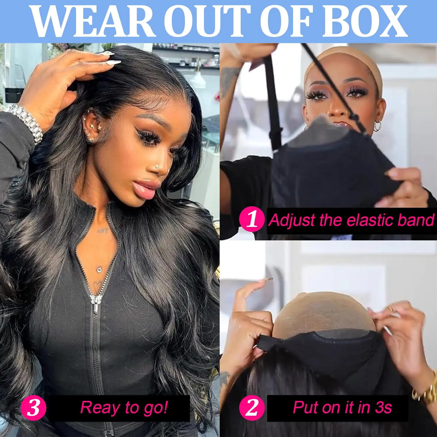 6x4 Glueless HD Lace