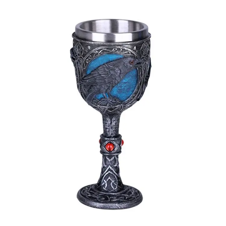 Raven Goblet - Elegant Silver Goblet with Simple Design and Minimalist Style