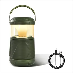 4-in-1 Upgraded Outdoor Bluetooth Speakers: This LED atmosphere speaker combines 4 functions in 1: Portable Wireless Speaker, Atmosphere Lamp, LED Night Light, and Decoration Lantern. Perfect for bringing premium music, illumination, and ambiance to your
