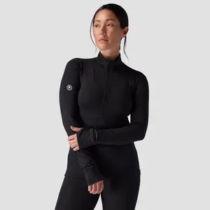 Backcountry Pines Microgrid Ultra-Lt Baselayer 1/4-Zip Top - Women's