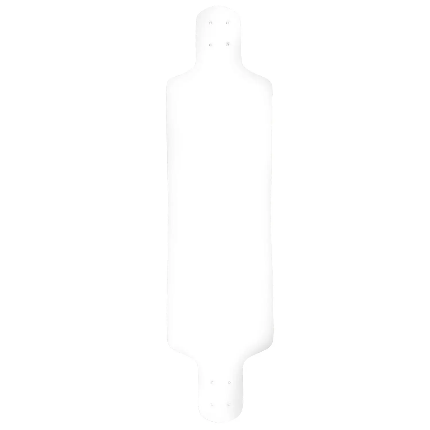 Moose Longboard Deck 10" x 39.8" Drop Down White