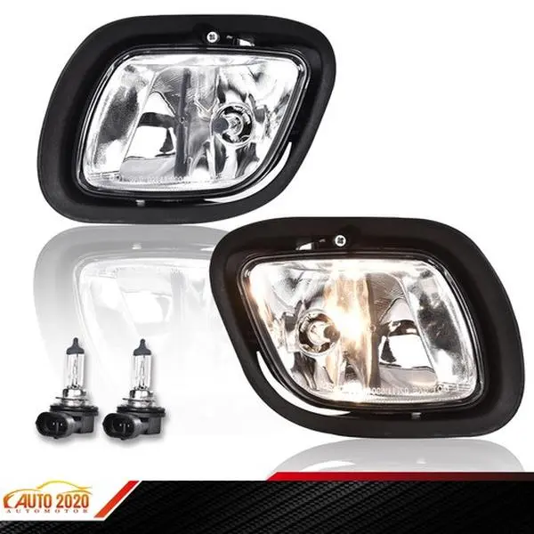 2Pcs Front Passenger Driver Fog Lights Fit For 2008-17 Freightliner Cascadia New
