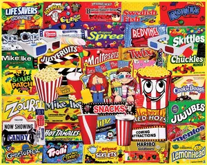 Movie Snacks (1884pz) - 1000 Piece Jigsaw Puzzle Movie Snacks (1884pz) - 1000 Piece Jigsaw Puzzle