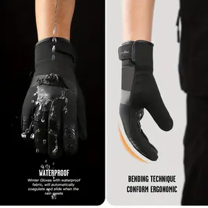 Winter Warrior Gloves - Premium Waterproof, Windproof, and Insulated Touchscreen Gloves for Skiing, Snowboarding, and Outdoor Activities with Smooth Lining and Grip Palm - For Men & Women - Suitable for Winter Sports & Cold Weather - Perfect Gift for Outd