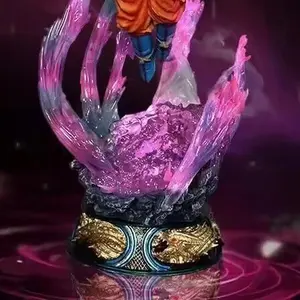 DBZ Ultra Instinct Figure 24cm PVC Statue, DBZ Anime Collectible Model Toy, Epic Display Piece, Perfect Gift for Fans